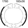 BSF 01760 Brake Shoe Set, parking brake